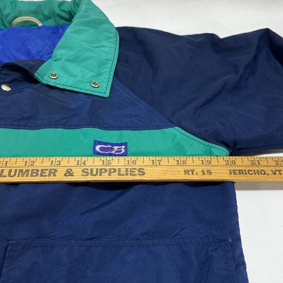 Vintage CB Sports Jacket with Pockets Men's Medium Lightweight Shell Windbreaker - Picture 8 of 9